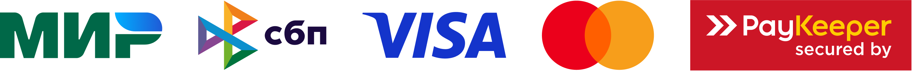 МИР, СБП, Visa, Mastercard — защищено PayKeeper